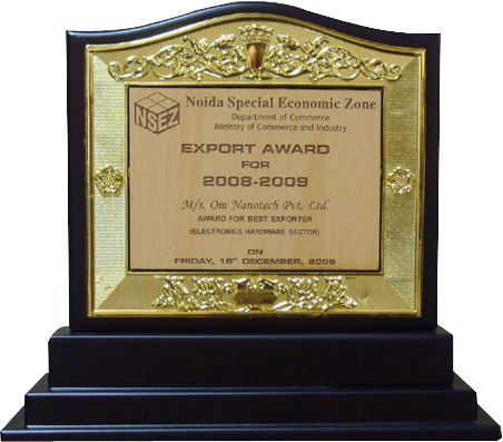 Best Exporter in the field of Electronic Hardware for the year 2008-09